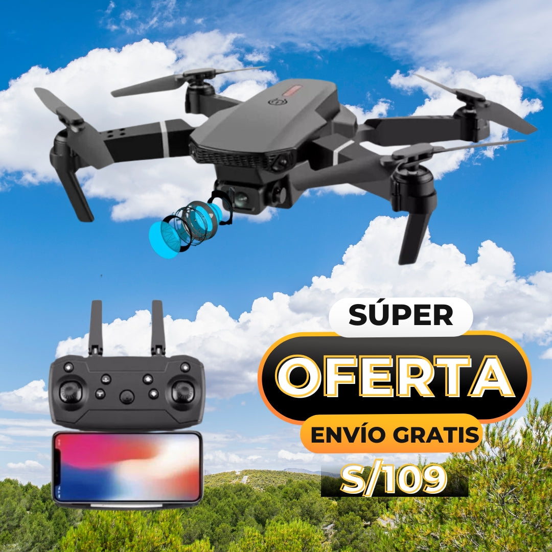 Super drone E88 doble camara