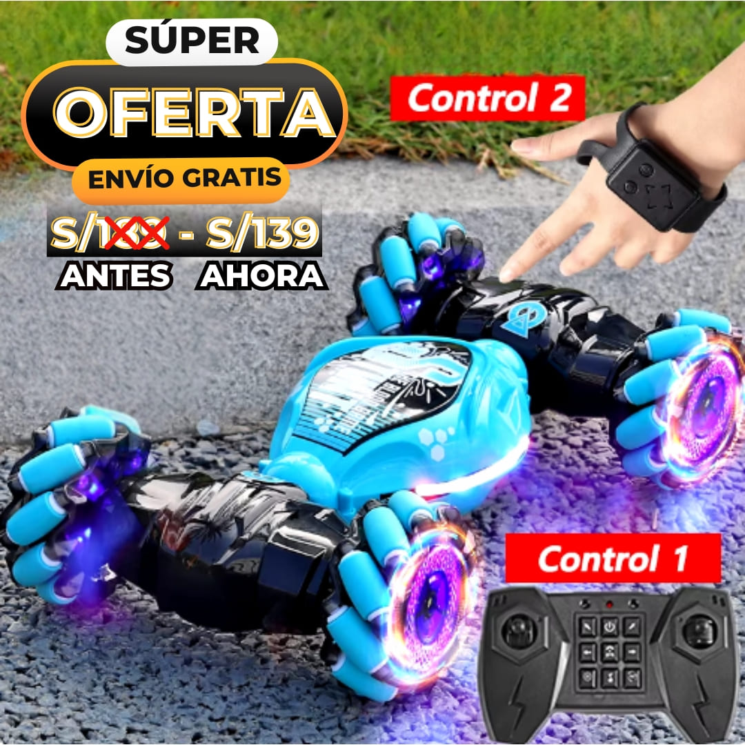 Carro con control sensorial Stunt car