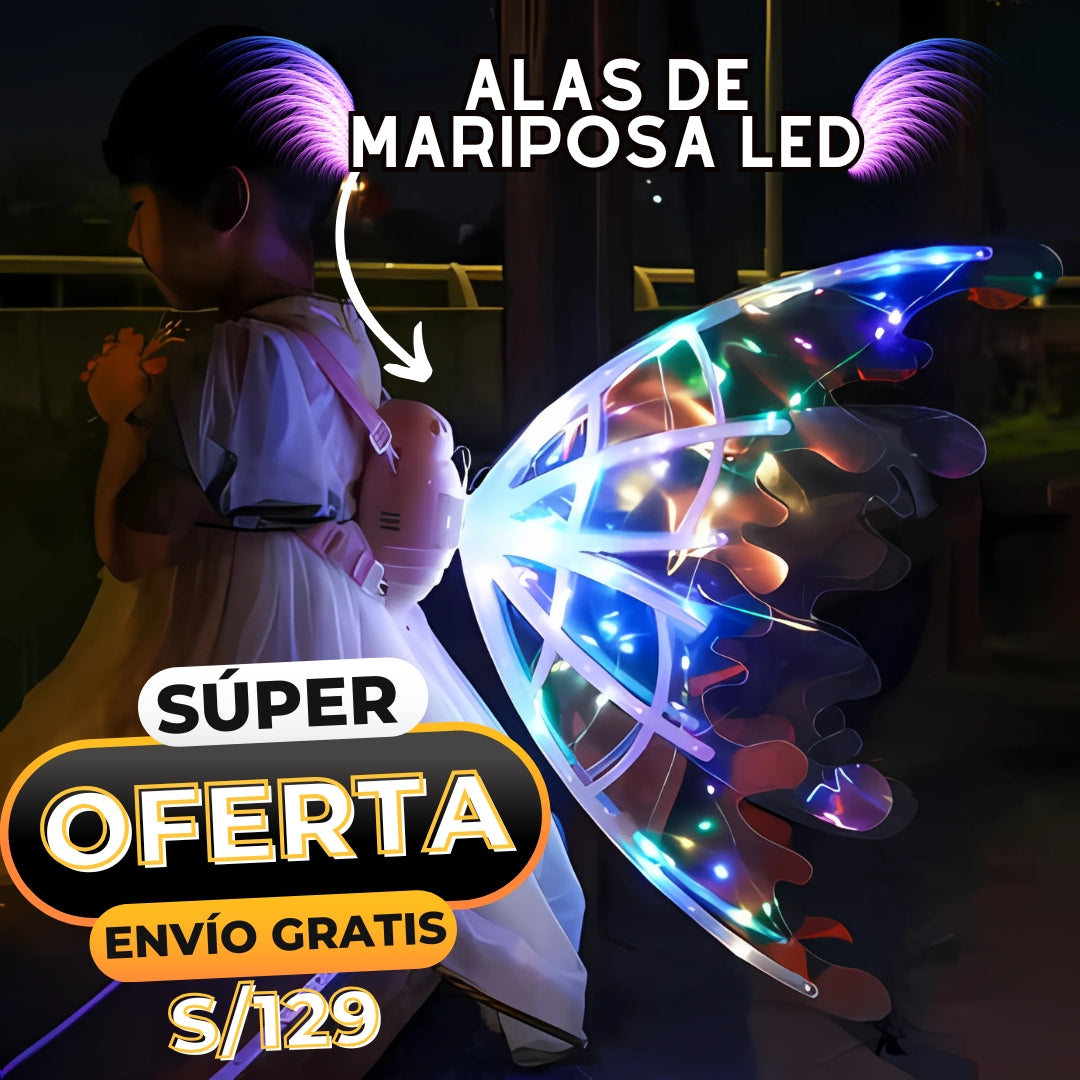 Alas de mariposa led